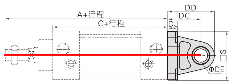 標(biāo)準(zhǔn)氣缸CA圖紙